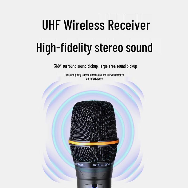 Runpu 10-inch Portable Conference & Karaoke Trolley Speaker (CN version)