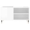 VidaXL Record Cabinet High Gloss White 85x38x48 Cm Engineered Wood 831694