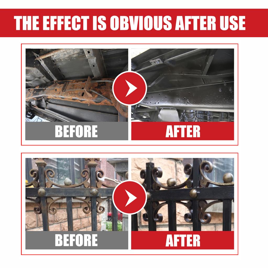 Rust Converter And Remover Gel With Stops Stops Rust On Car Body Metal Tools Converts To Protective Coating Prevents Corrosion
