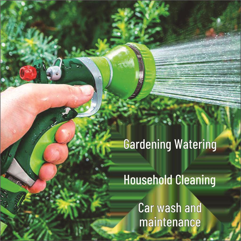 High-Pressure Multifunctional Metal Watering Sprinkler Gun for Garden, Car Wash, and RV