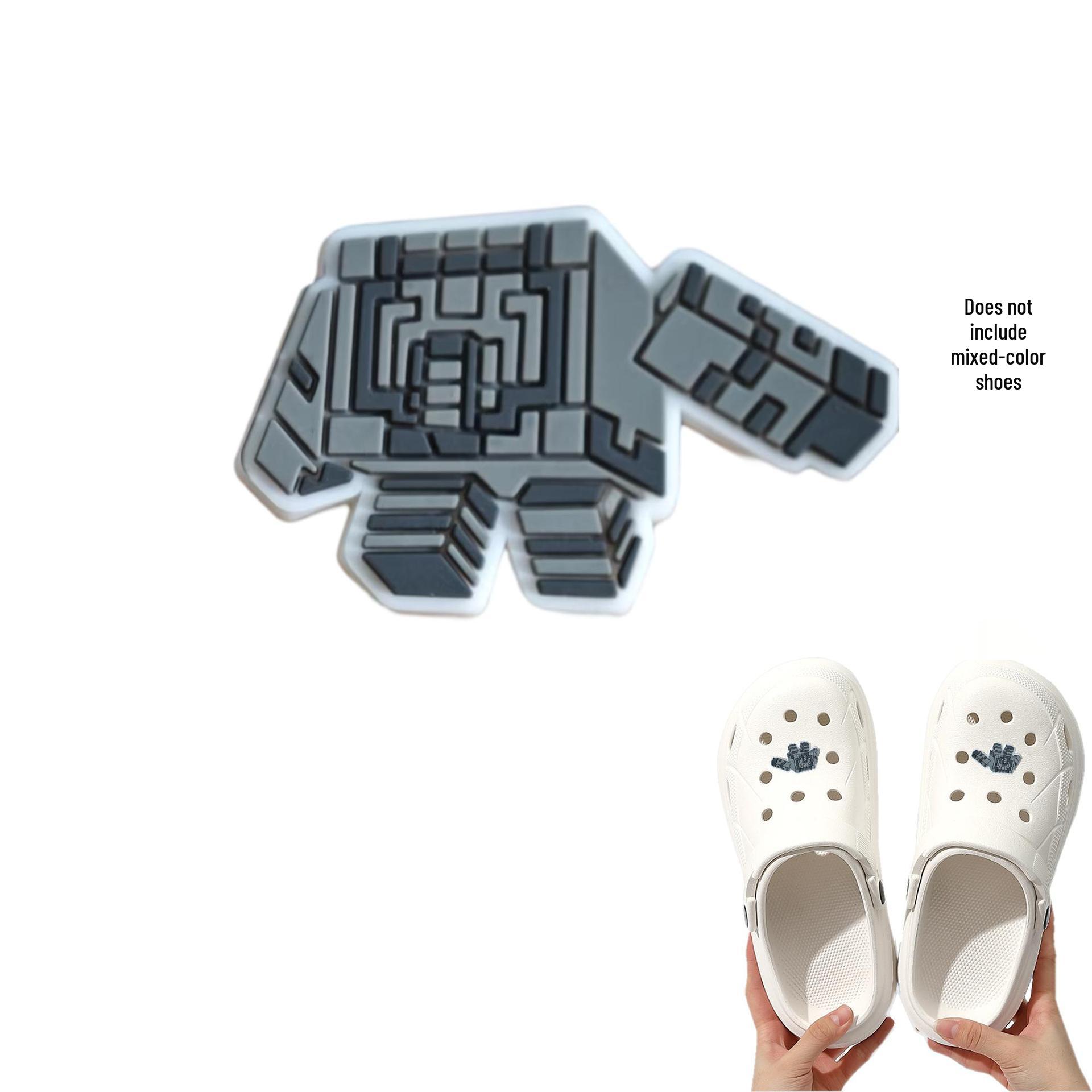 Detachable PVC Minecraft Shoe Buckle Decoration - DIY Festival Party Accessory стиль 27