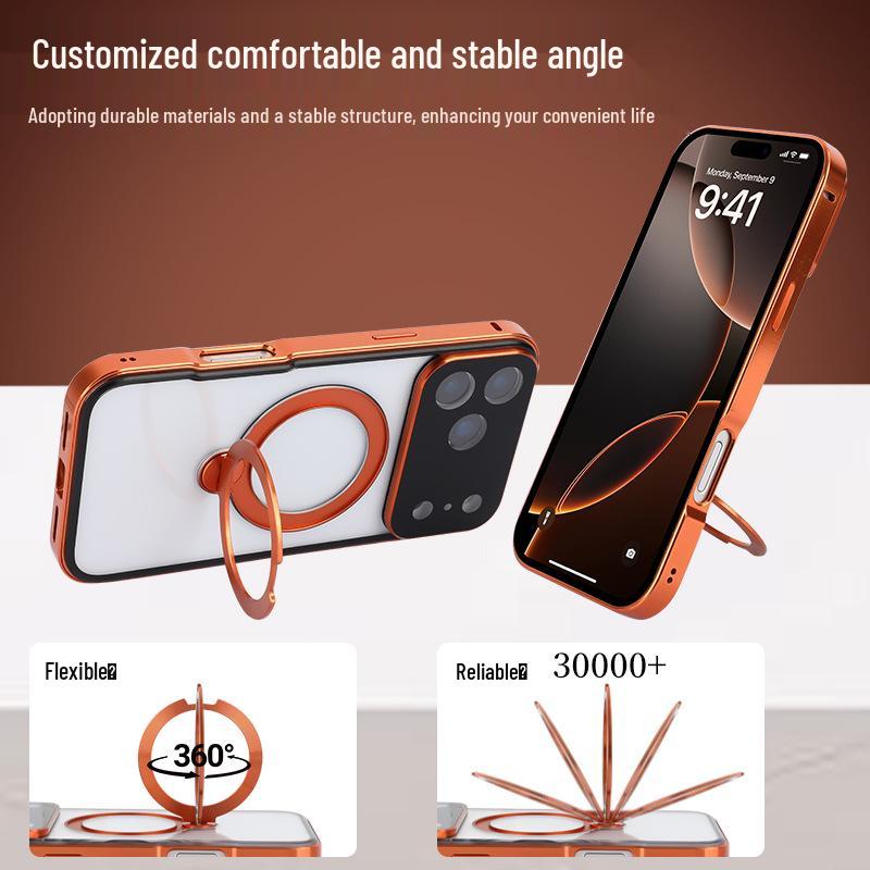 Magneto Magnetische Metallhülle mit drehbarem Ständer für iPhone 17 Pro