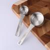 Stainless Steel Coffee Scoop with Scale, 30ml & 80ml - Measuring Spoon for Coffee, Baking, Pet Food.