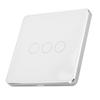 Smart Wireless Light Switch Touch Panel Remote Control 3 Gang for TUYA Zigbee with Timing