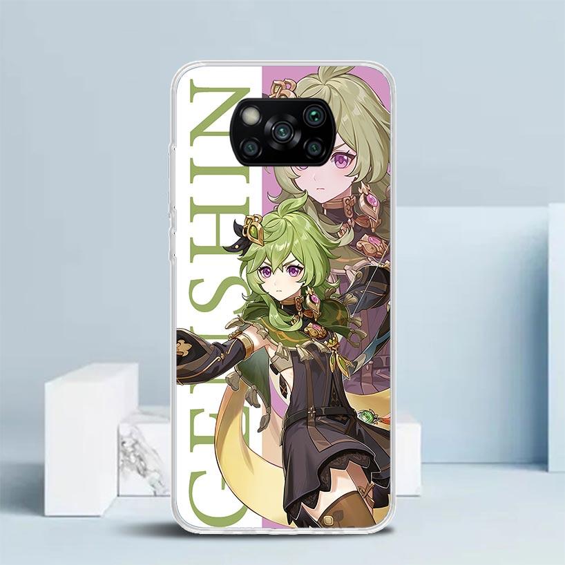 Genshin Impact Anime Phone Case For Xiaomi Poco F7 Ultra X5 X6 X7 Pro M7 Redmi 15C 15 13C 13 12C 12 10C 10 10A 9 9C 9A 9T Cover