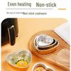 Heart-shaped Gold Aluminum Foil Baking Cups with Lids