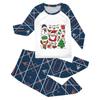 Christmas Parent Child Family Set Home Furnishings Christmas Pajamas Two Piece Set