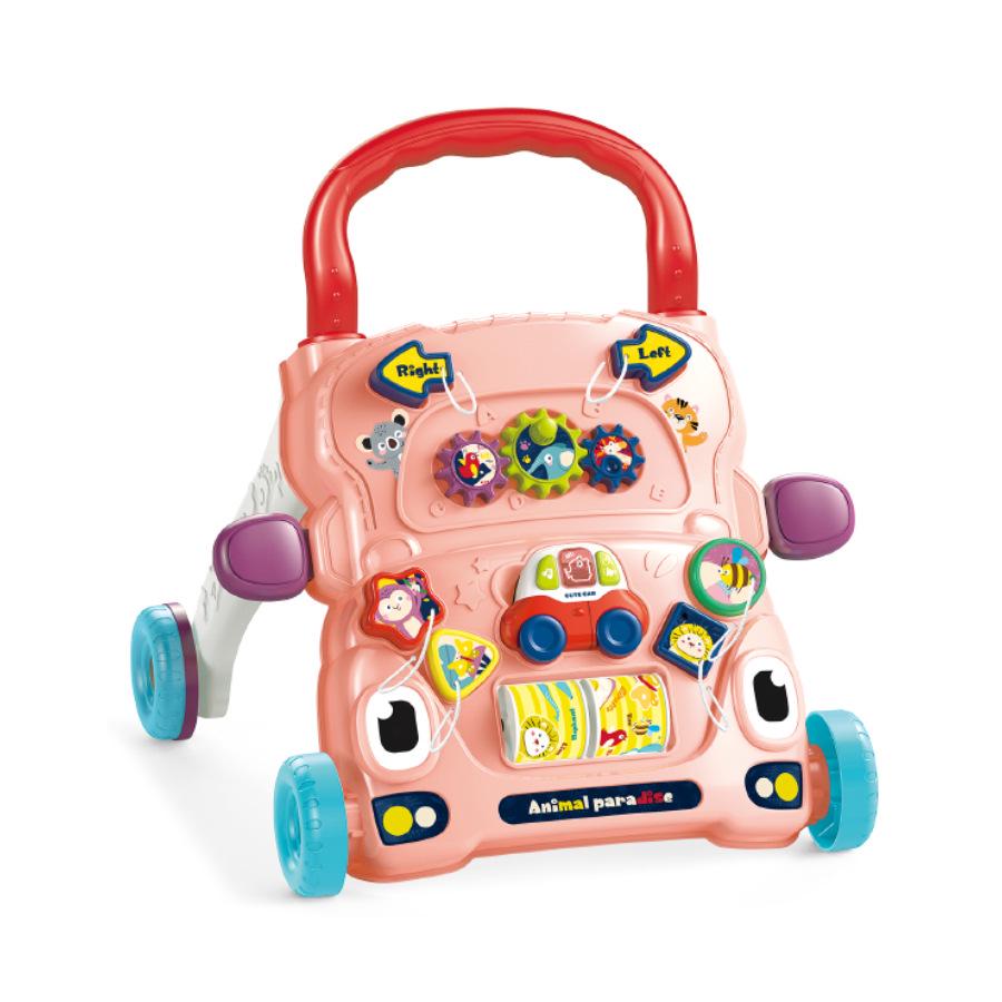 Многофункциональная ходунок-игрушка для детей, трансграничная: Антиопрокидывание, Музыкальный, Толкалка