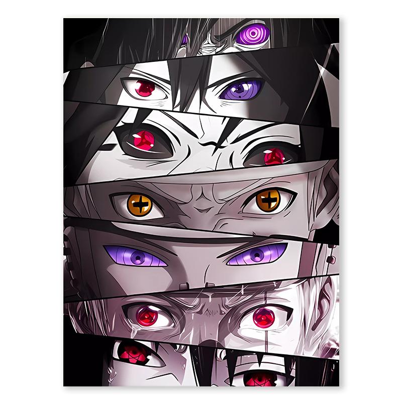

Классический аниме персонаж глаза холст картина японский мультфильм настенные художественные постеры и принты фотографии фреска для современного домашнего декора 21x30cm No Framed