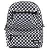 Polyester Backpack Regular Unisex Black White Plaid Vans VN000GP1DWW
