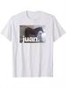 Versatile and Stylish Men's T-shirt with Humorous Juan Horse Meme - Crew Neck T-shirt with Juan Text, Soft and Breathable.