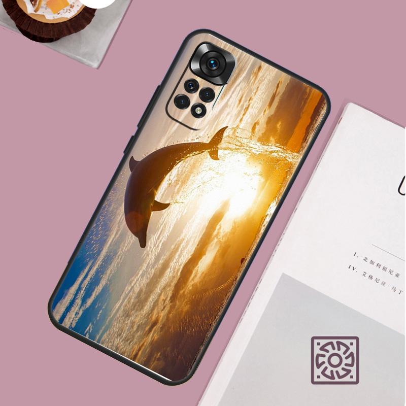 Ocean Dolphin Case For Xiaomi Redmi Note 12 9 10 11 13 Pro Plus 9S 10S 11S 12S Redmi 12 10C 12C 13C Cover