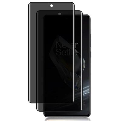 2 Pieces - Compatible OnePlus 12 13 11 Ace 2 3 Pro Privacy Screen Protector [Anti Spy] [Anti Scratch] [9H Hardness] Tempered Glass