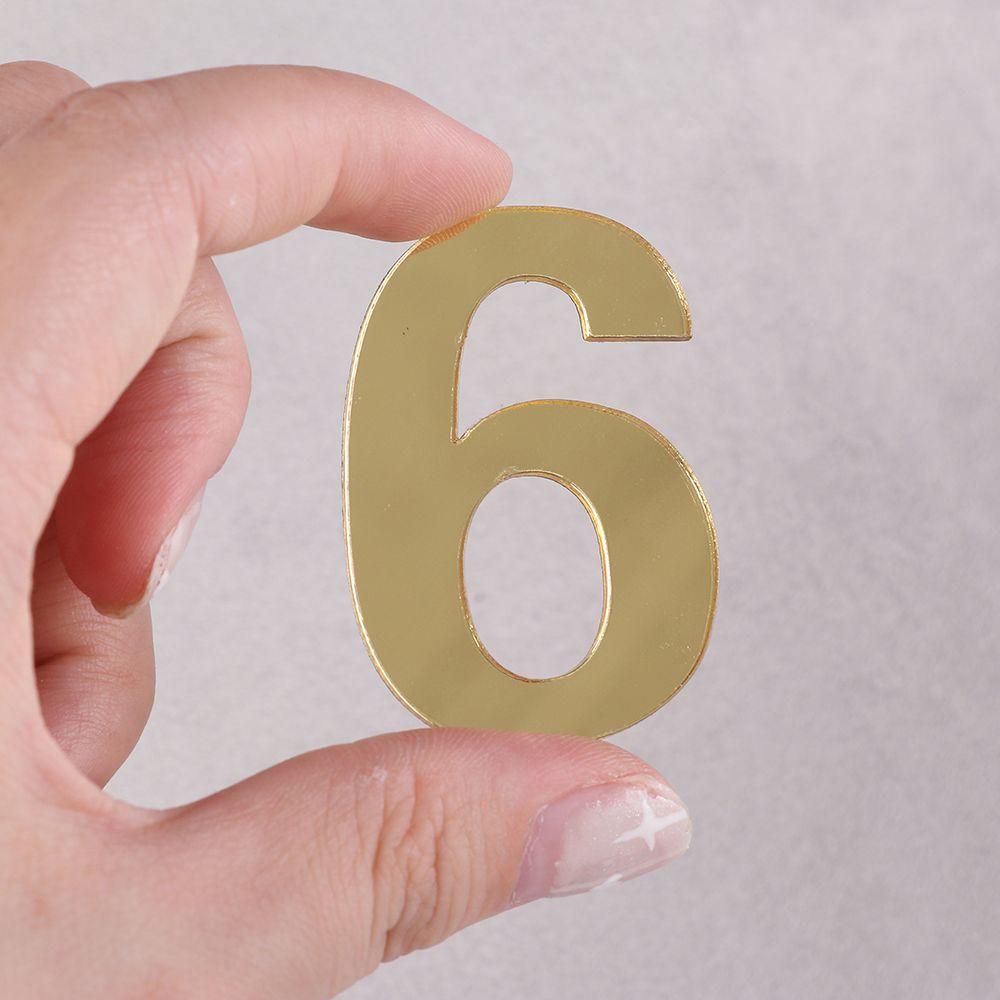 1Pcs Modern Hotel Home Sticker Address Self-adhesive Door Plate Number House Drawer Sign Gate Digits Door Numeral Plaque