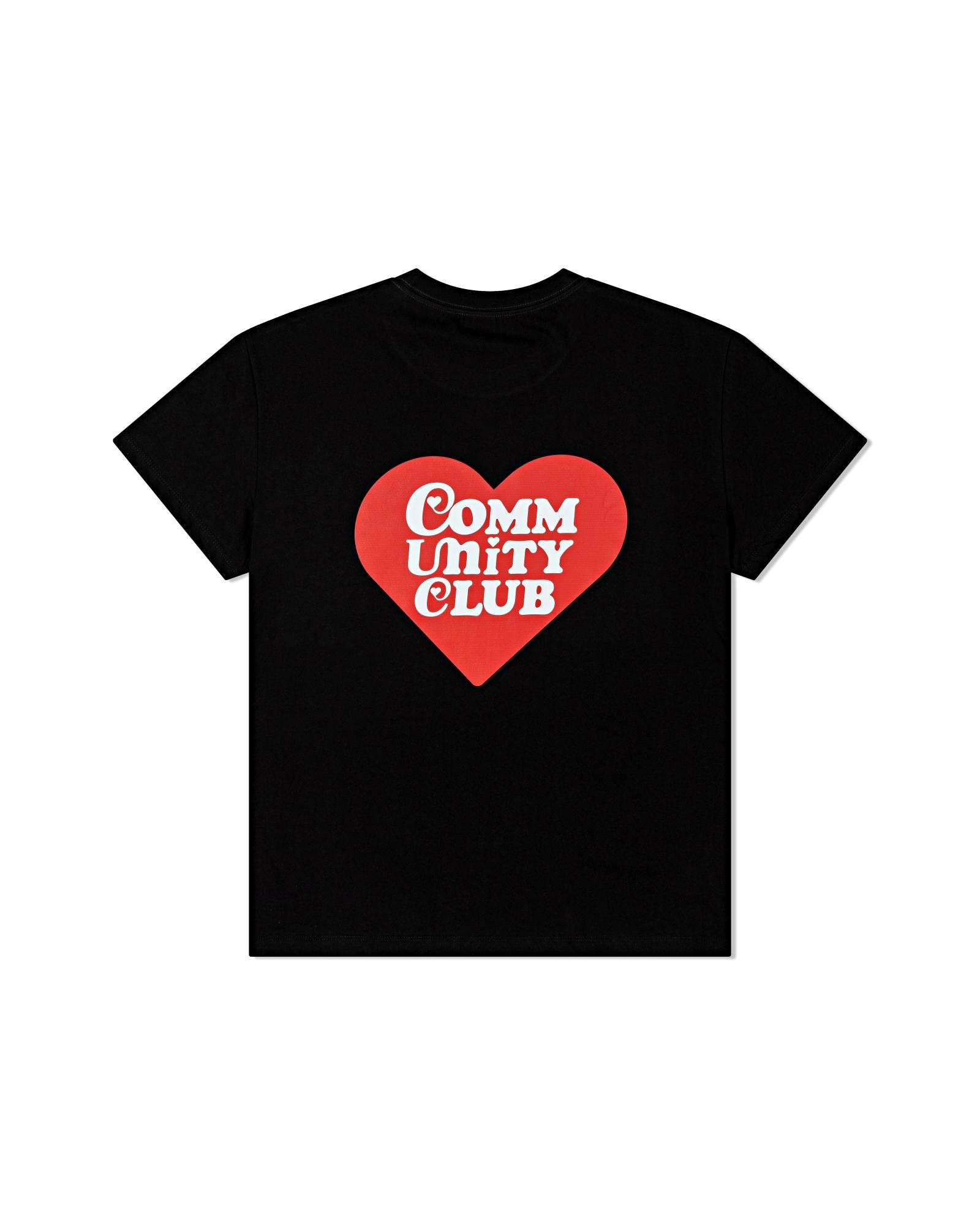 Community Club Full Of Hearts Tee Black Xl