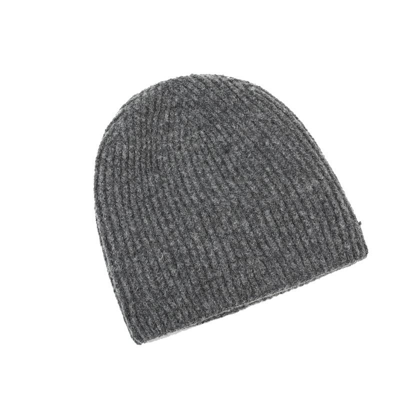 Autumn Winter Men's Hat Knitted Velvet Warm Cap Outdoor Young and Middle-Aged Wind-Proof Cap