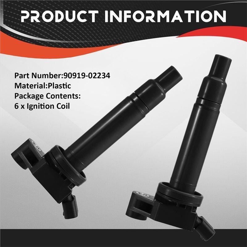 Car Ignition Coils UF267 673-1301 90919-02234 9008019016 For Toyota Camry Avalon Lexus 610-58572 9091902234 90080-19016