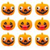 Staring Blankly Pumpkin Squeeze Toys Ghost Halloween Fidget Toy  For Adult Children