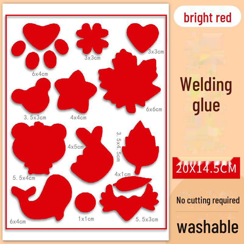 Autocolante cu patch-uri colorate cu desene animate: Reparații autoadezive, fără cusături, fără cusături pentru jachete și haine