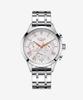 Seinteuseukoteuleondeon Hestia Diamond Multi Watch + Leather Band - White / St7501M-Sss1