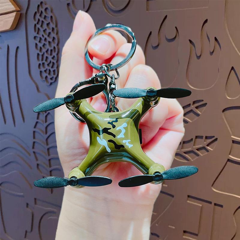 Kreativer Cartoon Mini Drohnen Schlüsselanhänger - Kinder Schulranzen & Autoschlüssel Anhänger Geschenk