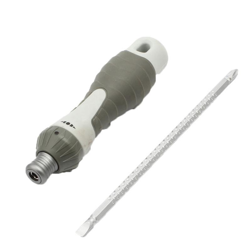 Ergonomic Handle Ratchet Screwdriver with Double Head and Anti Rusts Coating for Efficient Fastening In Compacts Space