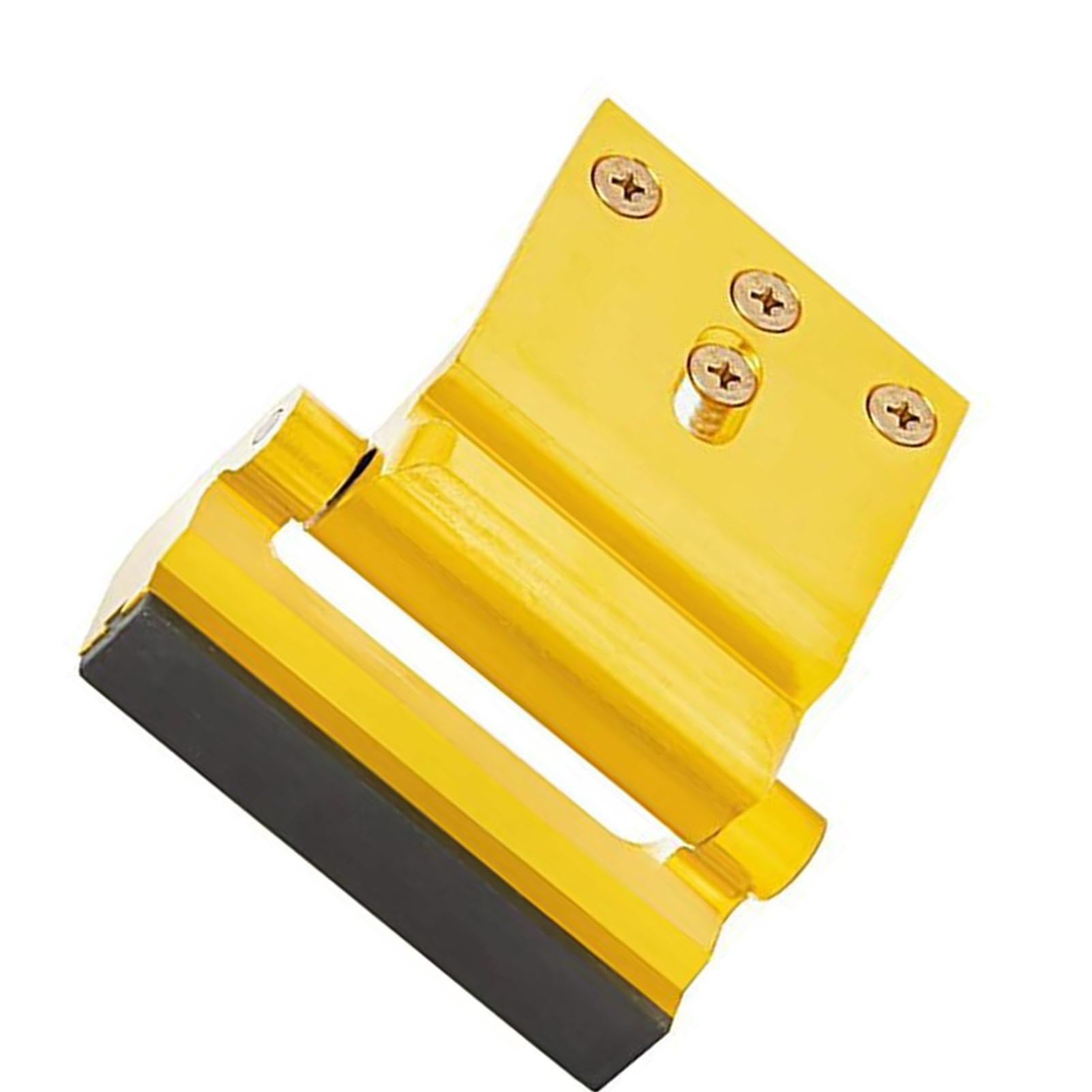 

Замок безопасности для дома Алюминиевый сплав 800 фунтов Защищенный от ржавчины Защищенный от взлома Усиливающий дверь замок Коричневый