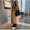 Men's Korean Style Mid-Length Over-the-Knee Wool Coat - Thick, Loose, Trendy Winter Windbreaker