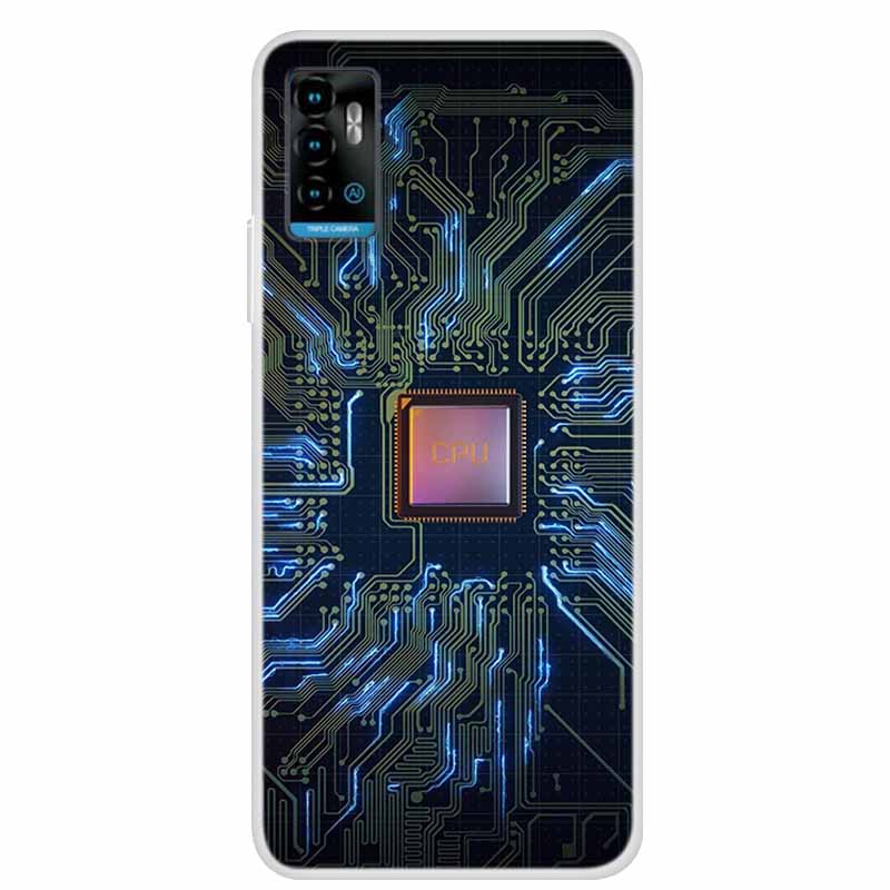 

Чехол для ZTE Blade A71, роскошный бампер, силиконовый мягкий чехол из ТПУ, чехол для телефона ZTE Blade A7s, 2020, противоударный чехол с рисунком, принципиально ZTE A7 2020