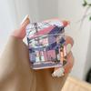 Japanese Anime Landscape Earphone Case for Airpods 4th 3rd Pro 3 2 Shockproof Cover for Airpod 2 3 1 Protective Accessorie Shell