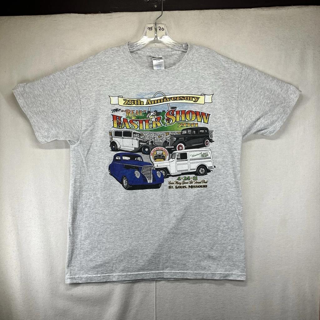 Mens The"Real" Easter Show T Shirt Large St. Louis Street Rod Association's 2011