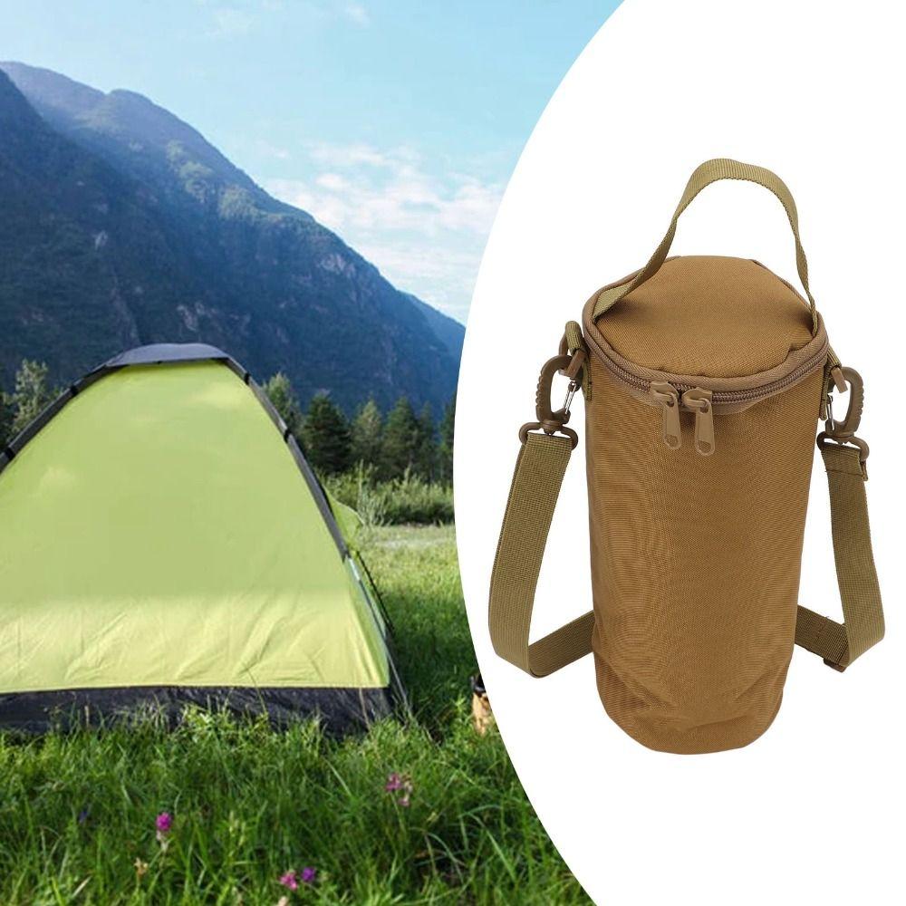 1000D Nylon Camping Storage Bag Shoulder Strap Camping Organizer Durable Gas Cylinder Cover  Hiking
