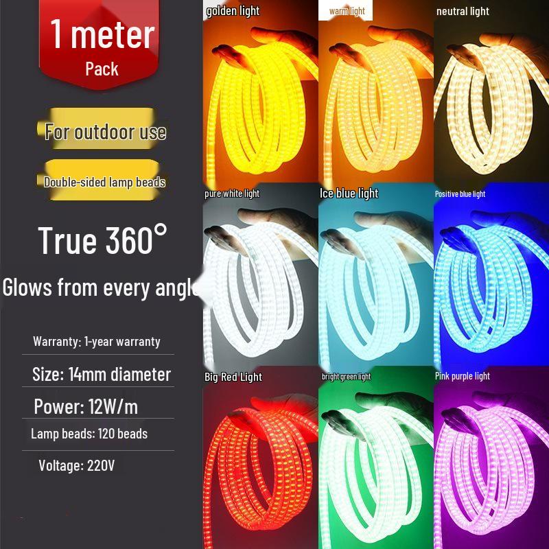 

Vibrant Flexible Waterproof LED Tree Light Strip for Outdoor Decor Yellow