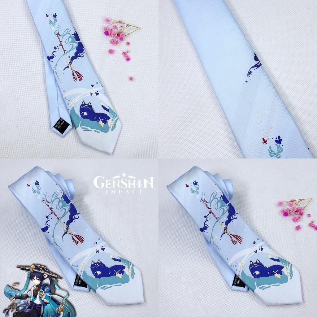 Original Fantasy Necktie Wanderer Style Necktie For Genshin Impact Fans