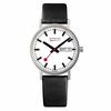 Mondaine New Classic Day-Date Watch A667.30314.11SBB Men's Officially Imported