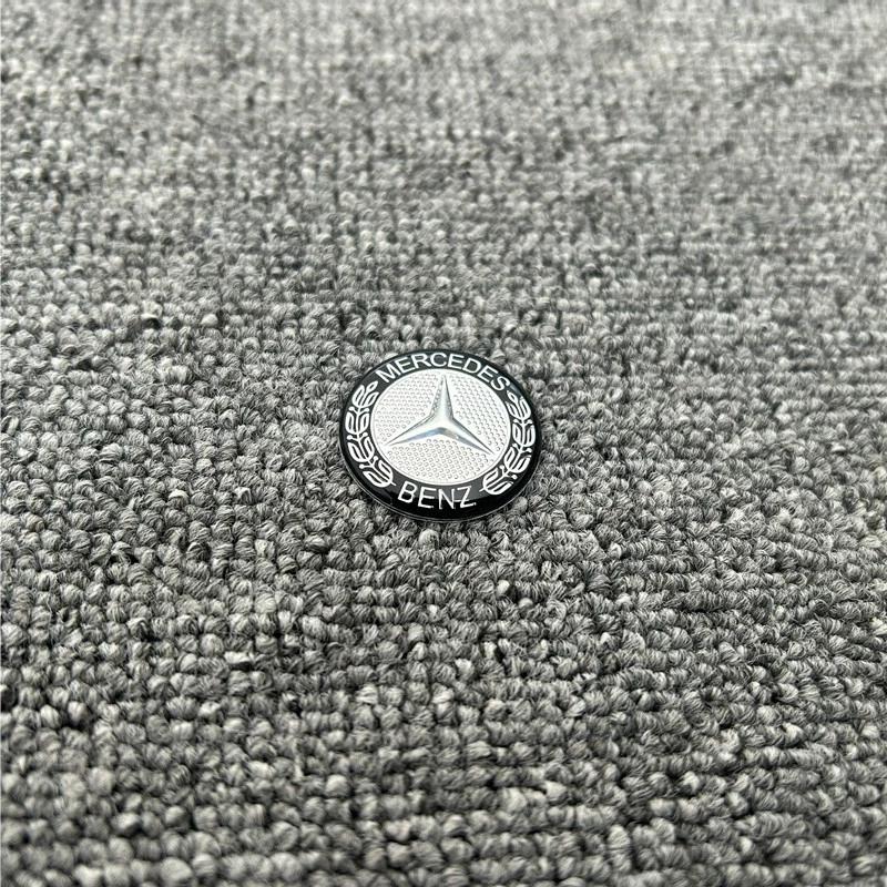 FCM5   Aluminum 29mm Car Multimedia Knob Badge Stickers for Mercedes Benz W124 W140 W163 W202 W203 W204 W205 CLA CLK CLS GLA GLC