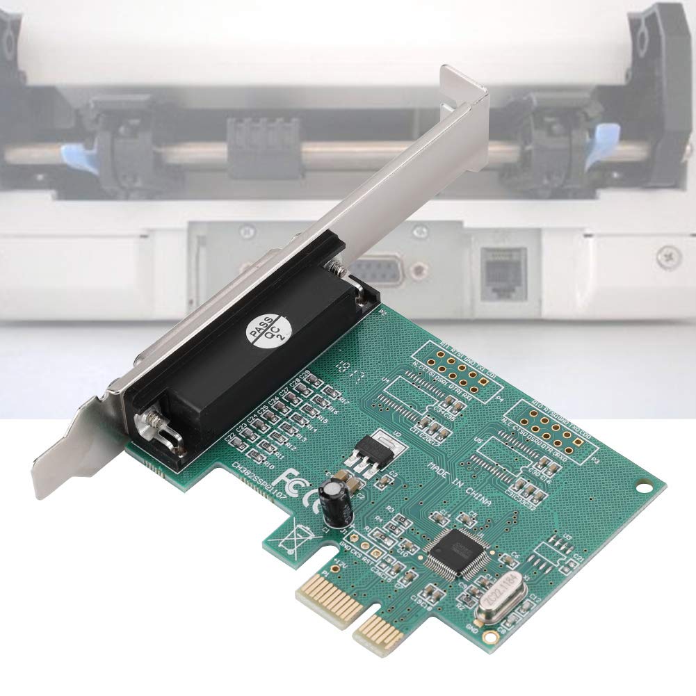 PCI E Parallel Port Expansion Card, Parallel Port DB25 LPT Printer to PCI E Express Card Converter Adapter