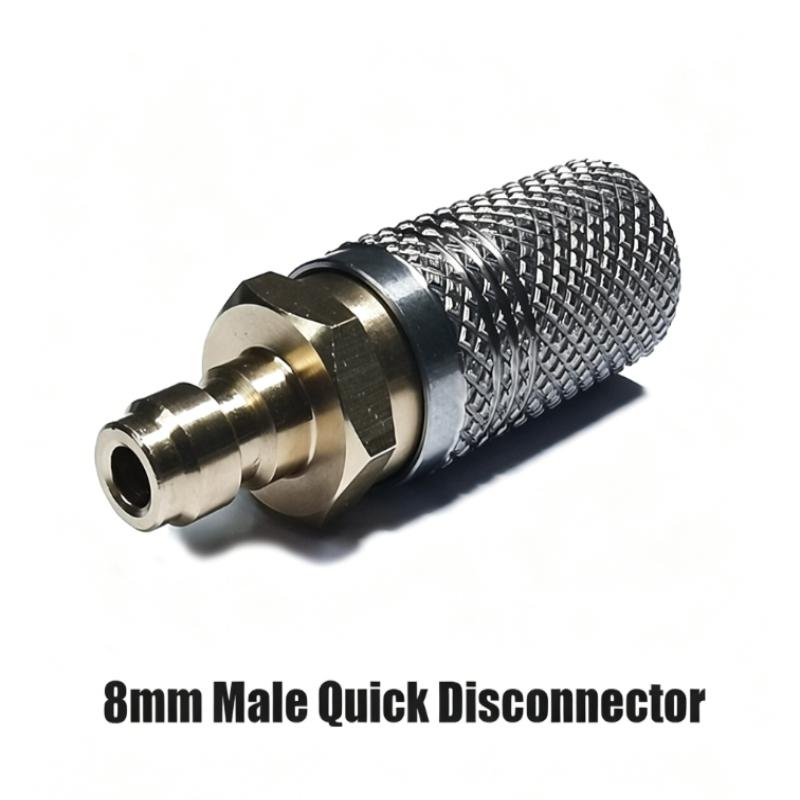 Soft Extended Air Charging Quick Joint Release Adapter Socket 1/8Bsp(G1/8) 8Mm Male Nipple Accessories