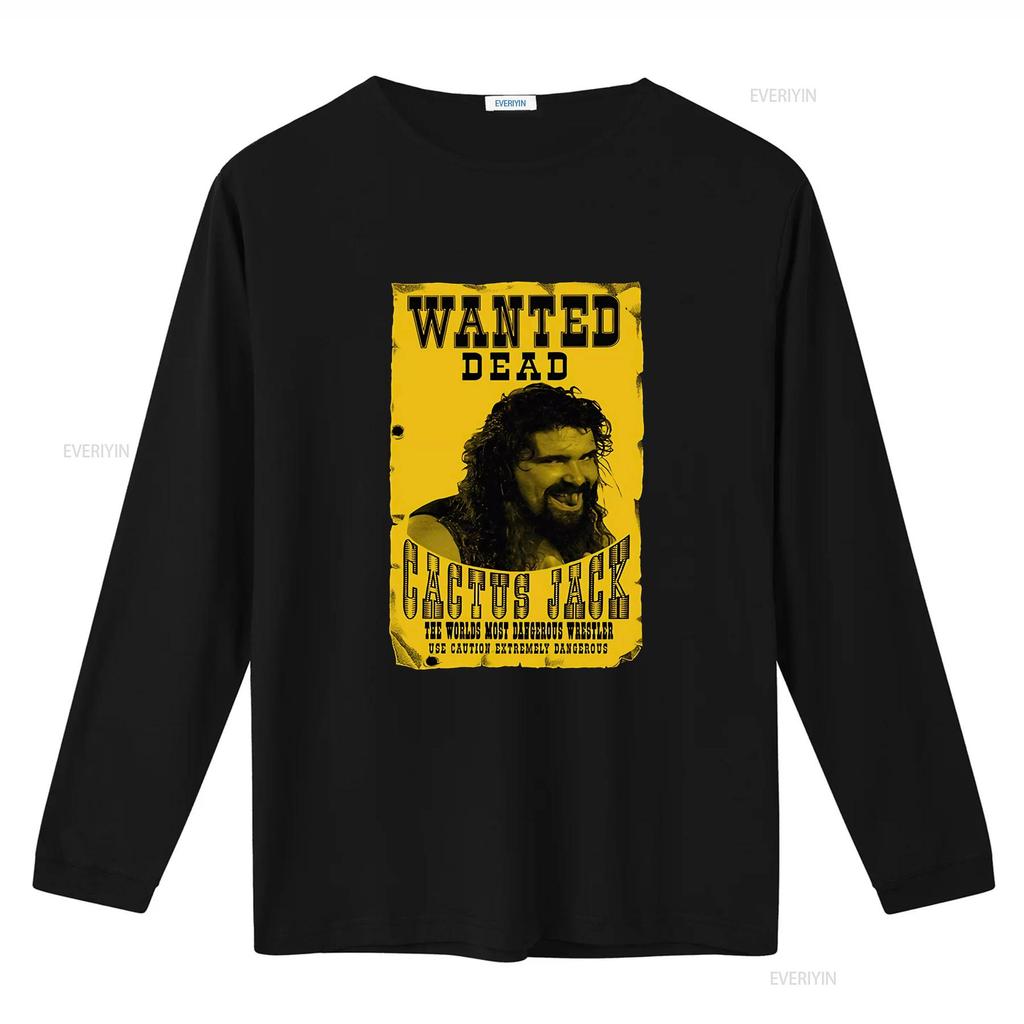 Cactus Jack Wanted Dead 90er Jahre T-Shirt vintage Gewaschen Dehnbar Streetwear Grafik Atmungsaktiv Lässig Vielseitig