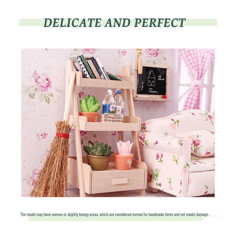 1:12 Scale Dollhouse Miniature Food & Flower Stand Model