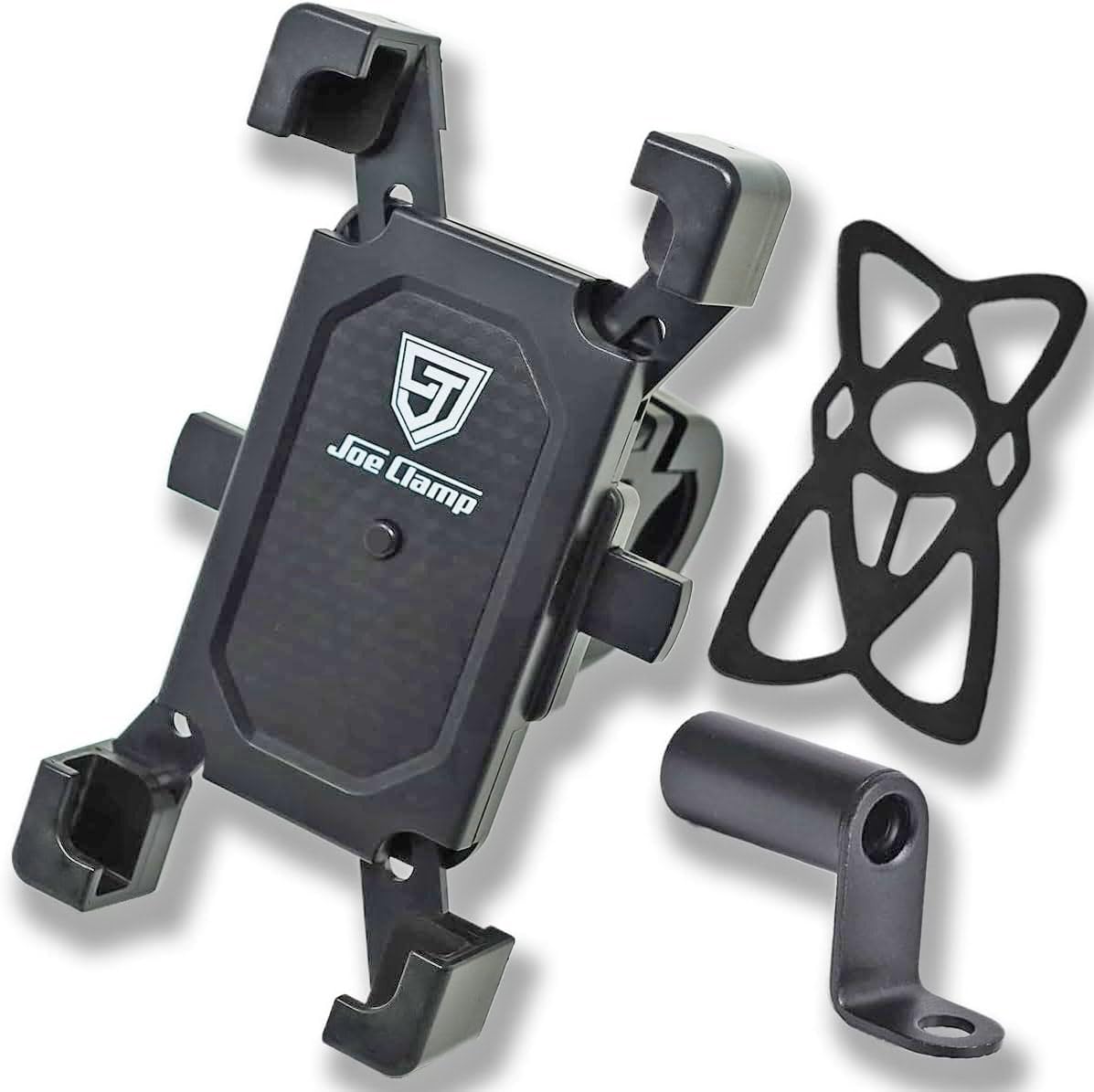 

JoeClamp (Tool Jaw Clamp) Smartphone Holder for Motorcycles, Handle Mounting, Mirror Mounting, Compatible with чорний
