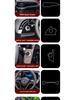 Compatible with 25 Mercedes-Benz E-Class E300L: center console screen protector, tempered glass screen protector, and dashboard protection film.