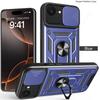 Slide Lens Camera Protection Armor Funda for Iphone 16E Case Magnetic Ring Stand Holder Cover for Iphone SE 2025 SE4 Case