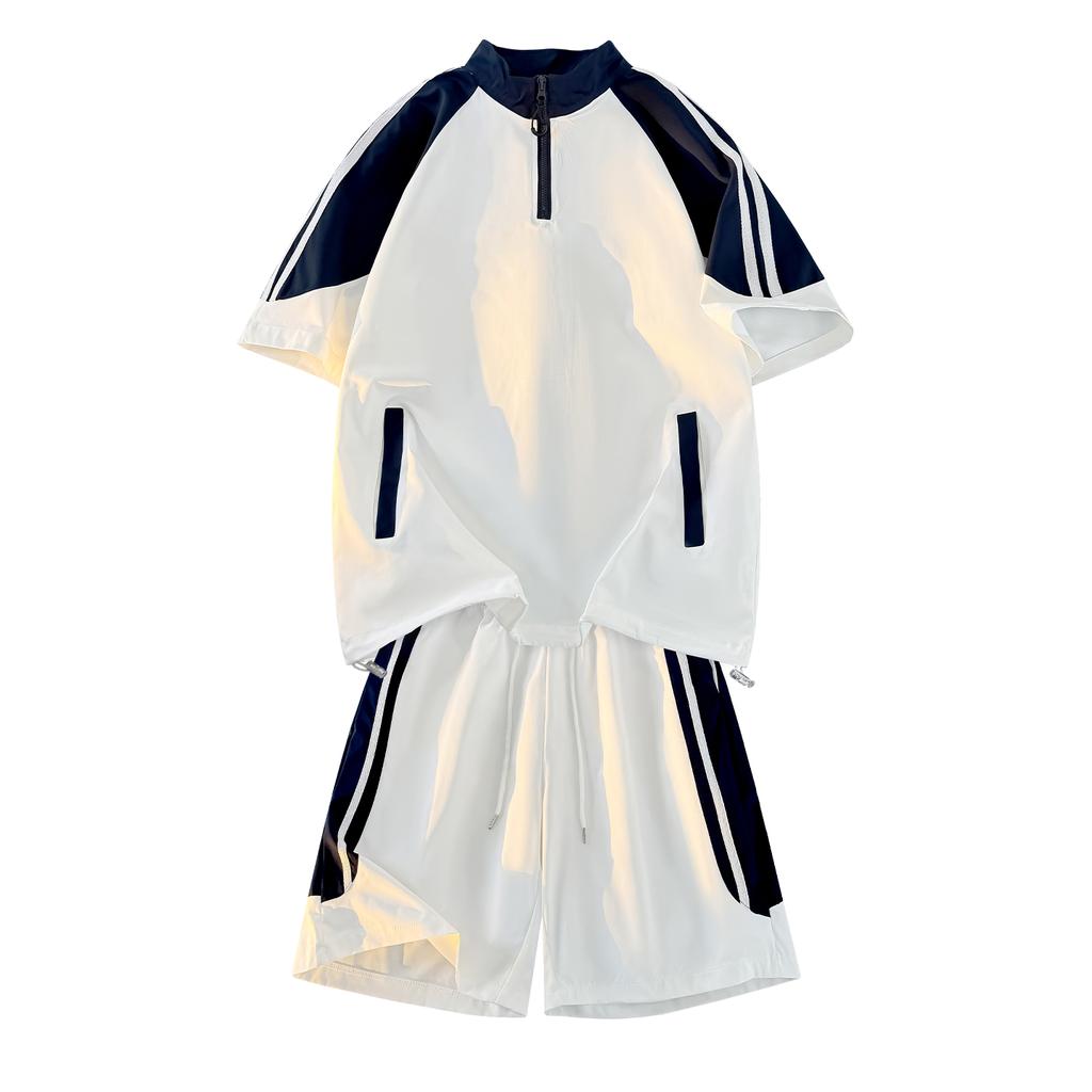 T-shirt Men's Shorts Men's Two-piece Sports Suit Men's Casual Pants Men's Loose Casual Shorts Suit