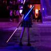 Holiday props sword Toy Scalable Star Light Sword Luminous Fluorescent Rod Laser Rod Children's Sword Toy War Gift Outdoor Toys