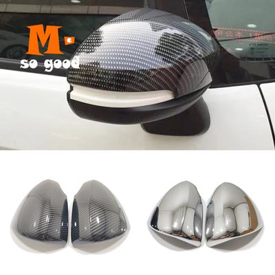 2pcs for Honda Freed 2017 2018   Accessories ABS Chrome/Carbon Car Side Door Rearview Turning Mirror Strip Cover