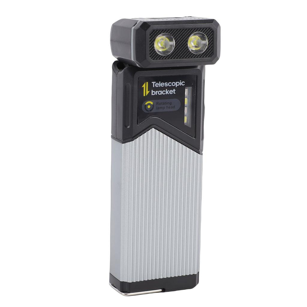 Telescopic Camping Light Water Proof Rechargeable Magnetic LED Work Light Flashlight with Clamp for Car Repair Emergency Hiking