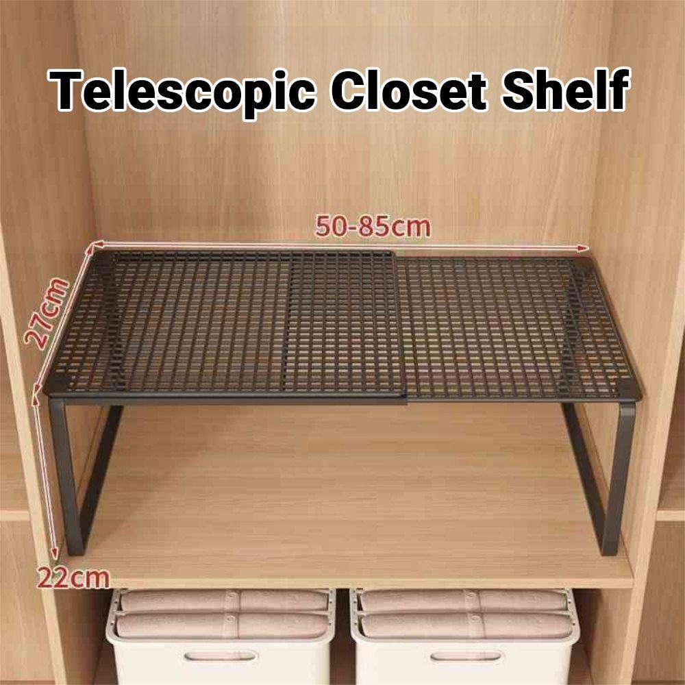 Layered Partition Wardrobe Divider Board Stackable Clothing Storage Rack Cabinet Organizer Shoes