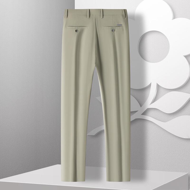 MONTAGUT Herren Unsichtbarer Elastischer Bund High Stretch Freizeit Hose