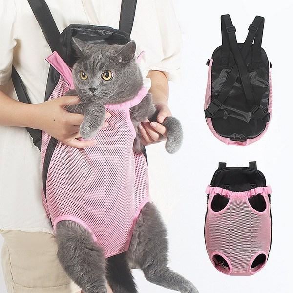 Taška sling pro kočku Taška sling pro psa Nosítko pro psa Zavinovací síťovina Prodyšný batohový vak, Korejský šampon pro domácí mazlíčky